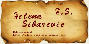Helena Šibarević vizit kartica